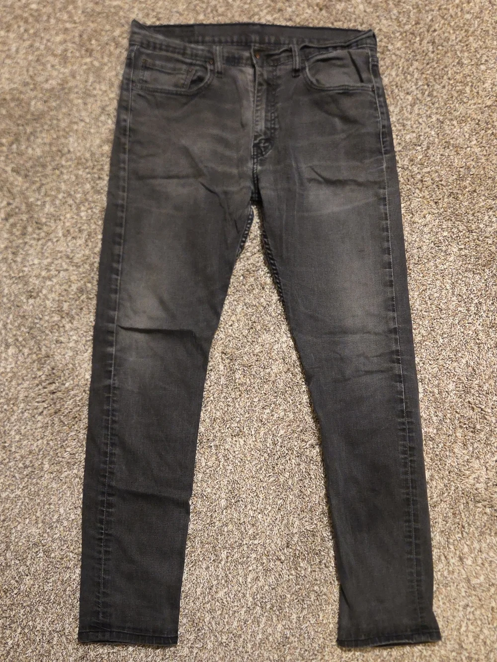 LEVI'S Men's 512 Slim Taper Black Jeans